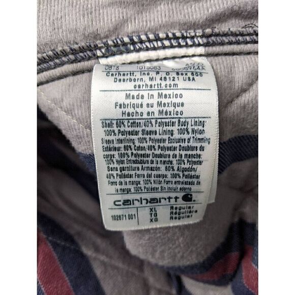 Carhartt Limited Edition x Guinness Men's Blanket Lined Grey Hooded Black Jacket - Picture 6 of 10